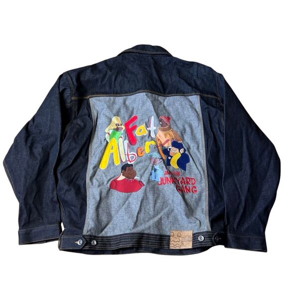 Vintage Y2K FUBU Fat Albert Denim Jacket Trucker 3XL - Picture 4 of 8
